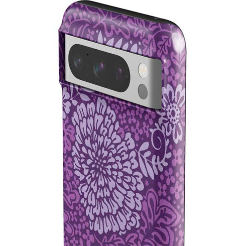 Radiant Orchid Floral Google Pixel 8 Pro Impact Case